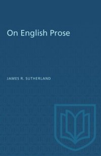 cover of the book On English Prose