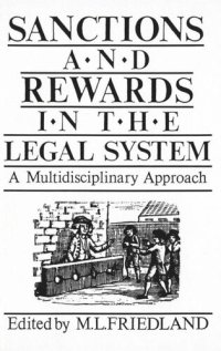 cover of the book Sanctions and Rewards in the Legal System: A Multidisciplinary Approach