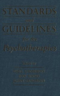 cover of the book Standards and Guidelines for the Psychotherapies