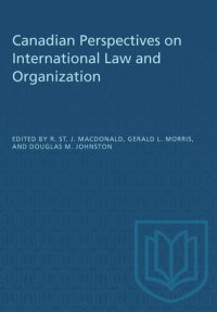 cover of the book Canadian Perspectives on International Law and Organization