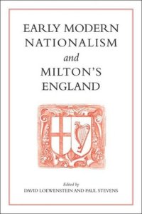 cover of the book Early Modern Nationalism and Milton's England