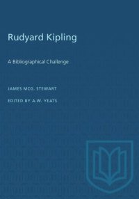 cover of the book Rudyard Kipling: A Bibliographical Challenge