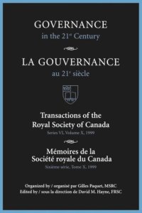 cover of the book Governance in the 21st Century / Gouvernance Au 21e Siècle