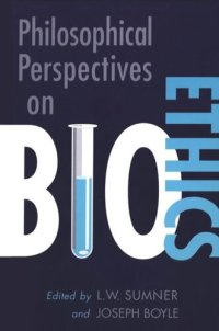 cover of the book Philosophical Perspectives on Bioethics