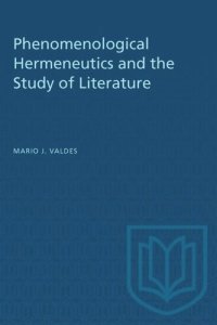 cover of the book Phenomenological Hermeneutics and the Study of Literature