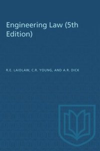 cover of the book Engineering Law (5th Edition)