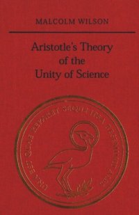 cover of the book Aristotle's Theory of the Unity of Science