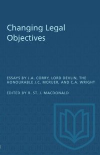 cover of the book Changing Legal Objectives