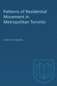 cover of the book Patterns of Residential Movement in Metropolitan Toronto