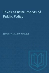 cover of the book Taxes as Instruments of Public Policy