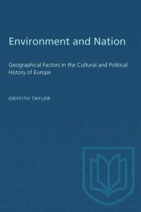 cover of the book Environment and Nation: Geographical Factors in the Cultural and Political History of Europe