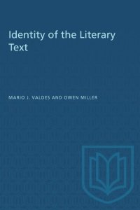 cover of the book Identity of the Literary Text