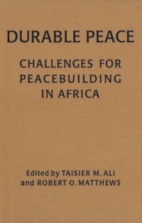 cover of the book Durable Peace: Challenges for Peacebuilding in Africa