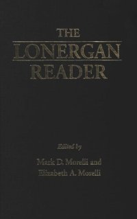 cover of the book The Lonergan Reader