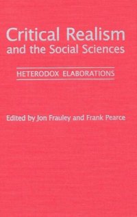 cover of the book Critical Realism and the Social Sciences: Heterodex Elaborations