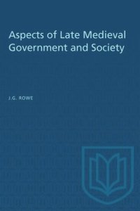 cover of the book Aspects of Late Medieval Government and Society: Essays presented to J.R. Lander