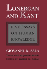 cover of the book Lonergan and Kant