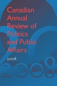 cover of the book Canadian Annual Review of Politics and Public Affairs 2008