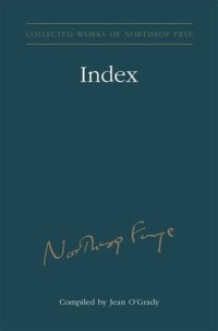 cover of the book Index to the Collected Works of Northrop Frye - Vol. 30