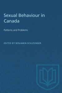 cover of the book Sexual Behaviour in Canada: Patterns and Problems