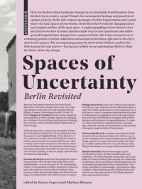 cover of the book Spaces of Uncertainty - Berlin revisited