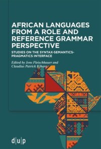 cover of the book African languages from a Role and Reference Grammar perspective: Studies on the syntax-semantics-pragmatics interface