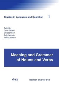 cover of the book Meaning and Grammar of Nouns and Verbs