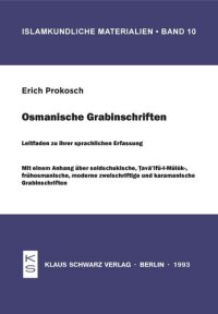 cover of the book Osmanische Grabinschriften