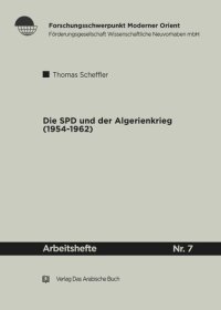 cover of the book Die SPD und der Algerienkrieg 1954-1962