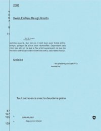 cover of the book Eidgenössische Förderpreise für Design 2006, Bourses fédérales de design 2006, Swiss Federal Design Grants 2006