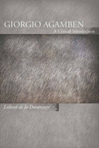 cover of the book Giorgio Agamben: A Critical Introduction