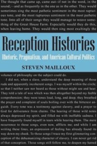 cover of the book Reception Histories: Rhetoric, Pragmatism, and American Cultural Politics