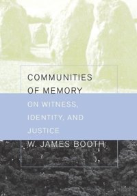 cover of the book Communities of Memory: On Witness, Identity, and Justice