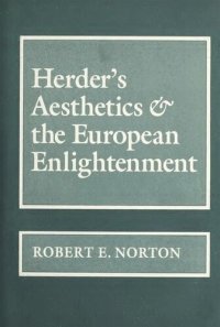 cover of the book Herder's Aesthetics and the European Enlightenment