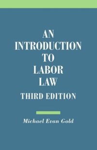 cover of the book An Introduction to Labor Law