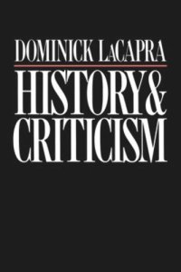 cover of the book History and Criticism