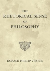 cover of the book The Rhetorical Sense of Philosophy