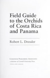 cover of the book Field Guide to the Orchids of Costa Rica and Panama