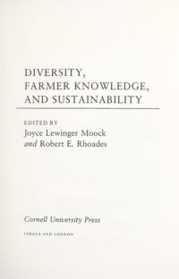 cover of the book Diversity, Farmer Knowledge, and Sustainability