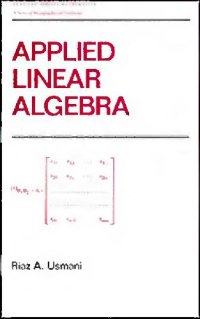 cover of the book Applied linear algebra