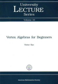 cover of the book Vertex algebras for beginners