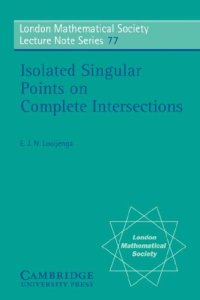 cover of the book Isolated Singular Points on Complete Intersections