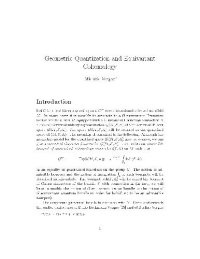 cover of the book Geometric quantization and cohomology (ECM-92)