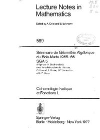 cover of the book SGA 5: Cohomologie l-adique et fonctions L