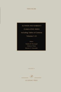 cover of the book Author and Subject Cumulative Index Including Tables of Contents, Vols. 1–24