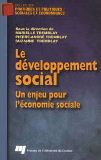 cover of the book Le Developpement Social: Un Enjeu Pour I'economie Sociale