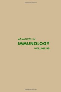 cover of the book Advances in Immunology, Vol. 38