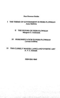 cover of the book Piers Plowman: A Glossary of Legal Diction 