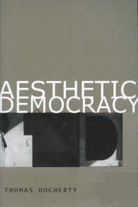 cover of the book Aesthetic Democracy