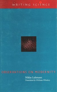 cover of the book Observations on Modernity